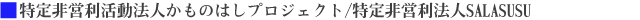特定非営利活動法人かものはしプロジェクト/特定非営利法人SALASUSU